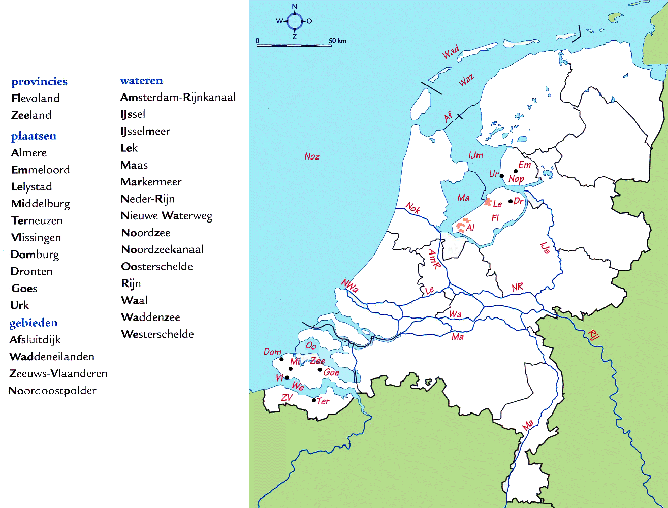 View Topografie Nederland Provincies En Hoofdsteden Oefenen Images